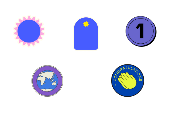 small stickers
