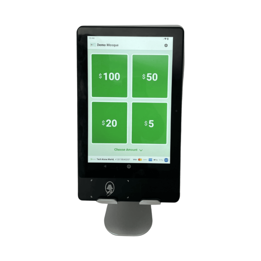 TAP AND GIVE Kiosk